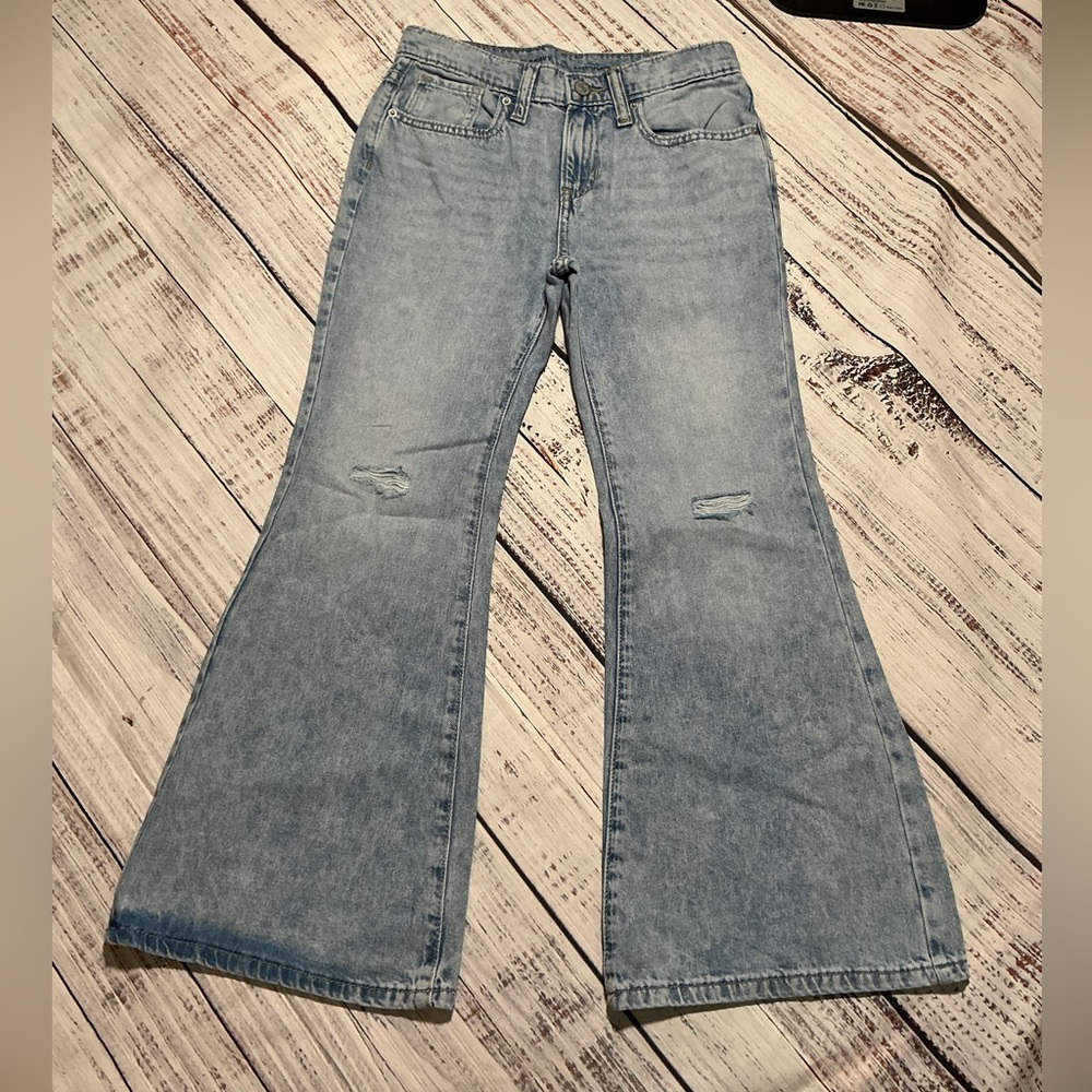 NWOT Old Navy Kids High Rise Baggy Flare. Size 10.